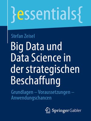 cover image of Big Data und Data Science in der strategischen Beschaffung